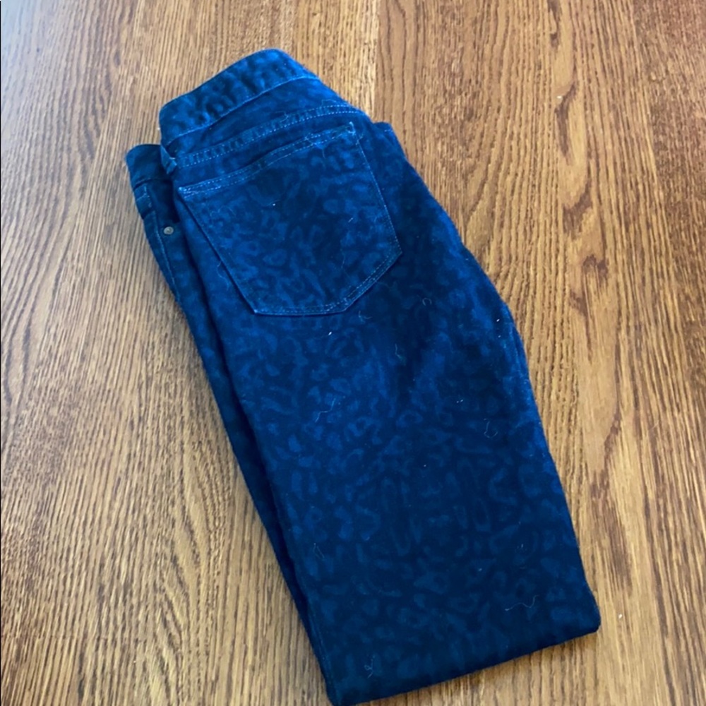 Gap “always skinny” leopard jeans